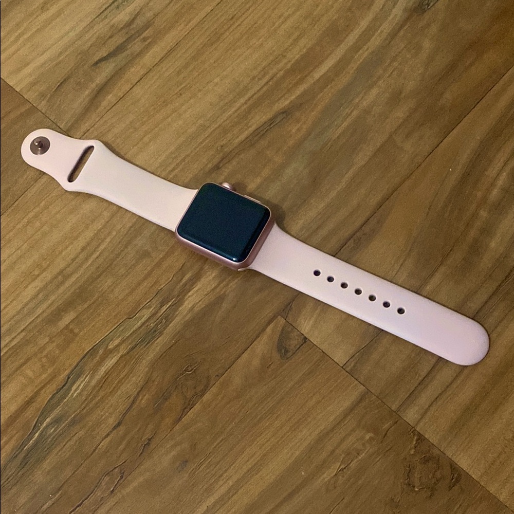 Smartwatch with Pink Band Apple Watch